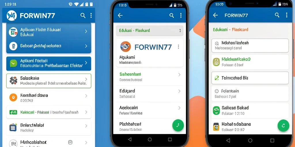 Antarmuka aplikasi FORWIN77 yang menarik dan mudah digunakan.