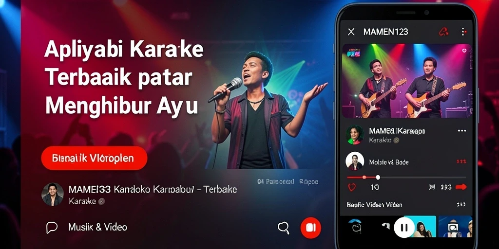 Antarmuka pengguna MAMEN123 yang memudahkan interaksi karaoke.