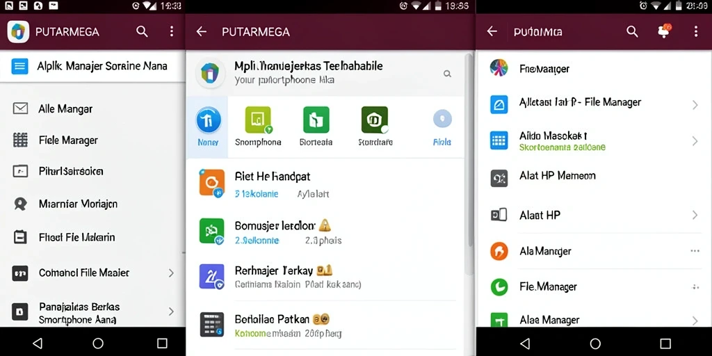 Tampilan antarmuka PUTARMEGA yang ramah pengguna dan fungsional