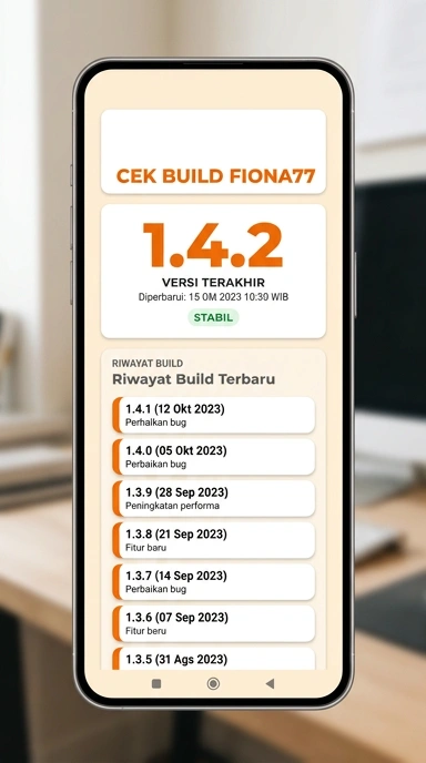 Riwayat Versi fiona77 untuk Pengguna Android